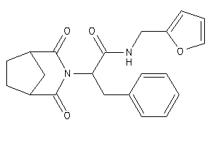 2-(2,4-diketo-3-azabicyclo[3.2.1]octan-3-yl)-N-(2-furfuryl)-3-phenyl-propionamide