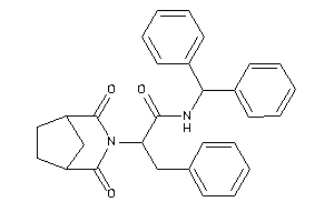 N-benzhydryl-2-(2,4-diketo-3-azabicyclo[3.2.1]octan-3-yl)-3-phenyl-propionamide