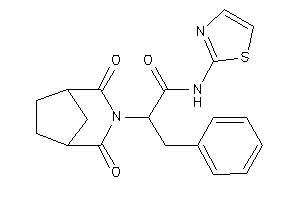 2-(2,4-diketo-3-azabicyclo[3.2.1]octan-3-yl)-3-phenyl-N-thiazol-2-yl-propionamide