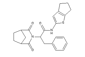 N-(5,6-dihydro-4H-cyclopenta[b]thiophen-2-yl)-2-(2,4-diketo-3-azabicyclo[3.2.1]octan-3-yl)-3-phenyl-propionamide