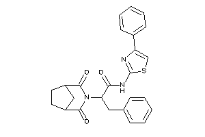 2-(2,4-diketo-3-azabicyclo[3.2.1]octan-3-yl)-3-phenyl-N-(4-phenylthiazol-2-yl)propionamide