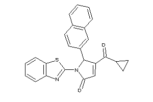 1-(1,3-benzothiazol-2-yl)-4-(cyclopropanecarbonyl)-5-(2-naphthyl)-3-pyrrolin-2-one