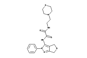 Image of N-(2-morpholinoethyl)-N'-(2-phenyl-4,6-dihydrothieno[3,4-c]pyrazol-3-yl)oxamide