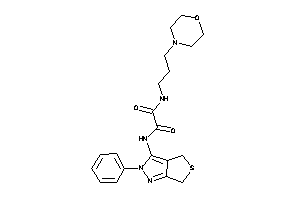 N-(3-morpholinopropyl)-N'-(2-phenyl-4,6-dihydrothieno[3,4-c]pyrazol-3-yl)oxamide