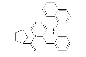 2-(2,4-diketo-3-azabicyclo[3.2.1]octan-3-yl)-N-(1-naphthyl)-3-phenyl-propionamide