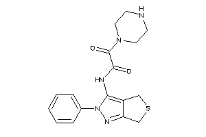 Image of 2-keto-N-(2-phenyl-4,6-dihydrothieno[3,4-c]pyrazol-3-yl)-2-piperazino-acetamide