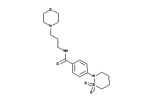 4-(1,1-diketothiazinan-2-yl)-N-(3-morpholinopropyl)benzamide