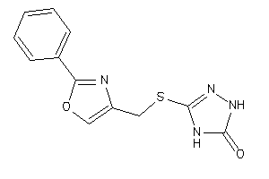 3-[(2-phenyloxazol-4-yl)methylthio]-1,4-dihydro-1,2,4-triazol-5-one