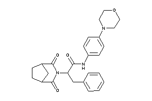 2-(2,4-diketo-3-azabicyclo[3.2.1]octan-3-yl)-N-(4-morpholinophenyl)-3-phenyl-propionamide