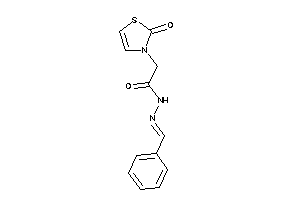 N-(benzalamino)-2-(2-keto-4-thiazolin-3-yl)acetamide