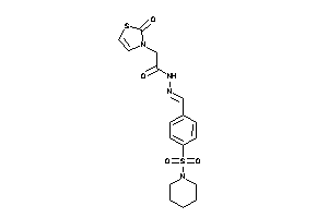 2-(2-keto-4-thiazolin-3-yl)-N-[(4-piperidinosulfonylbenzylidene)amino]acetamide