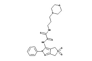 N'-(5,5-diketo-2-phenyl-4,6-dihydrothieno[3,4-c]pyrazol-3-yl)-N-(3-morpholinopropyl)oxamide