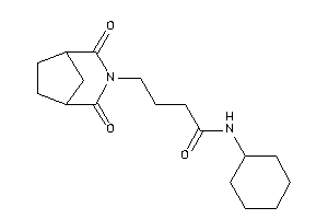 N-cyclohexyl-4-(2,4-diketo-3-azabicyclo[3.2.1]octan-3-yl)butyramide