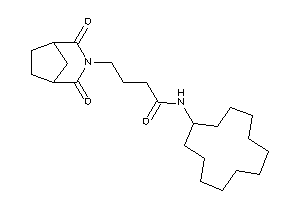 Image of N-cyclododecyl-4-(2,4-diketo-3-azabicyclo[3.2.1]octan-3-yl)butyramide