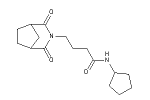 N-cyclopentyl-4-(2,4-diketo-3-azabicyclo[3.2.1]octan-3-yl)butyramide