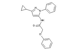 N-(5-cyclopropyl-2-phenyl-pyrazol-3-yl)-2-phenoxy-acetamide