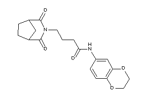 N-(2,3-dihydro-1,4-benzodioxin-6-yl)-4-(2,4-diketo-3-azabicyclo[3.2.1]octan-3-yl)butyramide