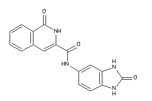 1-keto-N-(2-keto-1,3-dihydrobenzimidazol-5-yl)-2H-isoquinoline-3-carboxamide