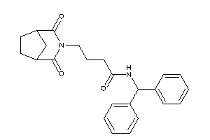 N-benzhydryl-4-(2,4-diketo-3-azabicyclo[3.2.1]octan-3-yl)butyramide