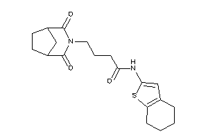 Image of 4-(2,4-diketo-3-azabicyclo[3.2.1]octan-3-yl)-N-(4,5,6,7-tetrahydrobenzothiophen-2-yl)butyramide