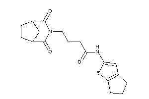 N-(5,6-dihydro-4H-cyclopenta[b]thiophen-2-yl)-4-(2,4-diketo-3-azabicyclo[3.2.1]octan-3-yl)butyramide