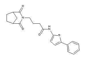 4-(2,4-diketo-3-azabicyclo[3.2.1]octan-3-yl)-N-(5-phenyl-2-thienyl)butyramide