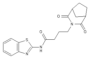 N-(1,3-benzothiazol-2-yl)-4-(2,4-diketo-3-azabicyclo[3.2.1]octan-3-yl)butyramide