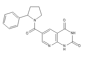 6-(2-phenylpyrrolidine-1-carbonyl)-1H-pyrido[2,3-d]pyrimidine-2,4-quinone