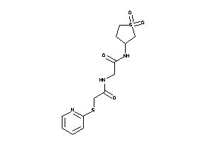 N-[2-[(1,1-diketothiolan-3-yl)amino]-2-keto-ethyl]-2-(2-pyridylthio)acetamide