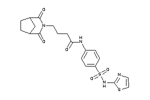 4-(2,4-diketo-3-azabicyclo[3.2.1]octan-3-yl)-N-[4-(thiazol-2-ylsulfamoyl)phenyl]butyramide