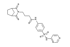 4-(2,4-diketo-3-azabicyclo[3.2.1]octan-3-yl)-N-[4-(4-pyrimidylsulfamoyl)phenyl]butyramide