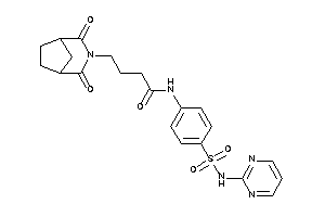 4-(2,4-diketo-3-azabicyclo[3.2.1]octan-3-yl)-N-[4-(2-pyrimidylsulfamoyl)phenyl]butyramide