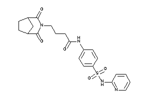 4-(2,4-diketo-3-azabicyclo[3.2.1]octan-3-yl)-N-[4-(2-pyridylsulfamoyl)phenyl]butyramide