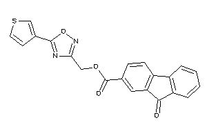 9-ketofluorene-2-carboxylic Acid [5-(3-thienyl)-1,2,4-oxadiazol-3-yl]methyl Ester