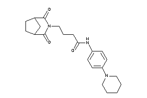 4-(2,4-diketo-3-azabicyclo[3.2.1]octan-3-yl)-N-(4-piperidinophenyl)butyramide