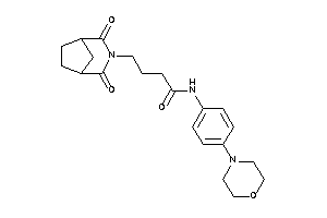 4-(2,4-diketo-3-azabicyclo[3.2.1]octan-3-yl)-N-(4-morpholinophenyl)butyramide