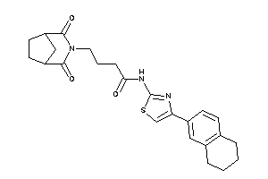 4-(2,4-diketo-3-azabicyclo[3.2.1]octan-3-yl)-N-(4-tetralin-6-ylthiazol-2-yl)butyramide