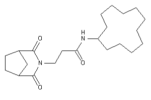 N-cyclododecyl-3-(2,4-diketo-3-azabicyclo[3.2.1]octan-3-yl)propionamide