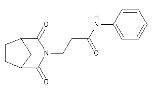 3-(2,4-diketo-3-azabicyclo[3.2.1]octan-3-yl)-N-phenyl-propionamide