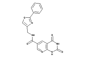 2,4-diketo-N-[(2-phenylthiazol-4-yl)methyl]-1H-pyrido[2,3-d]pyrimidine-6-carboxamide