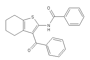 N-(3-benzoyl-4,5,6,7-tetrahydrobenzothiophen-2-yl)benzamide