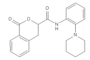 1-keto-N-(2-piperidinophenyl)isochroman-3-carboxamide