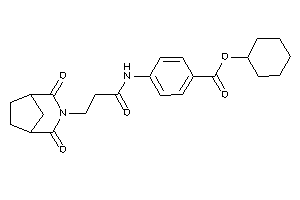 4-[3-(2,4-diketo-3-azabicyclo[3.2.1]octan-3-yl)propanoylamino]benzoic Acid Cyclohexyl Ester