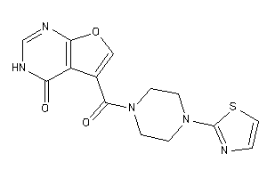 5-(4-thiazol-2-ylpiperazine-1-carbonyl)-3H-furo[2,3-d]pyrimidin-4-one