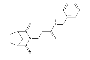N-benzyl-3-(2,4-diketo-3-azabicyclo[3.2.1]octan-3-yl)propionamide