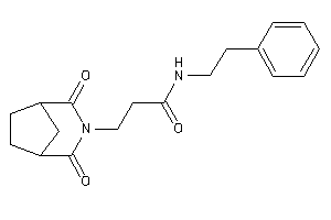 3-(2,4-diketo-3-azabicyclo[3.2.1]octan-3-yl)-N-phenethyl-propionamide