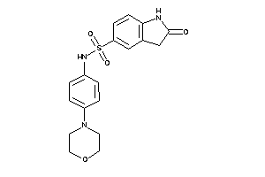 2-keto-N-(4-morpholinophenyl)indoline-5-sulfonamide