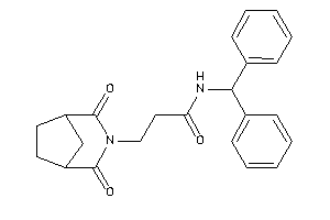 N-benzhydryl-3-(2,4-diketo-3-azabicyclo[3.2.1]octan-3-yl)propionamide