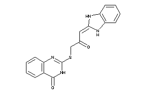 2-[[3-(1,3-dihydrobenzimidazol-2-ylidene)-2-keto-propyl]thio]-3H-quinazolin-4-one