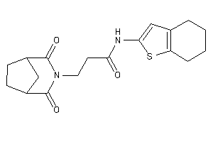 3-(2,4-diketo-3-azabicyclo[3.2.1]octan-3-yl)-N-(4,5,6,7-tetrahydrobenzothiophen-2-yl)propionamide